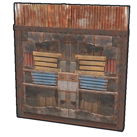 Sheet Metal Double Door • Rust Wiki 